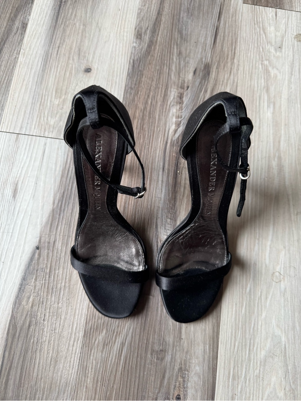 Alexander McQueen black sandal